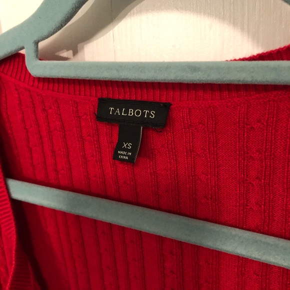 Talbots Red Sweater - Picture 3 of 4